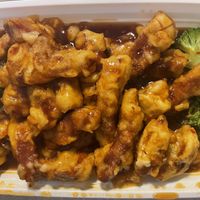 General tsos vegetarian beef  at Golden Palace in Watertown