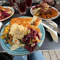 Börek plate at Ada Feinkost Bäckerei in Tubingen