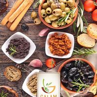 Antipasti Teller at Ada Feinkost Bäckerei in Tubingen