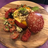 The burger at Handsome Her in Brunswick