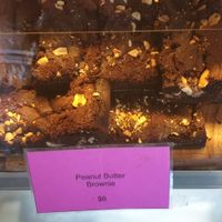 Peanut butter brownie at Handsome Her in Brunswick