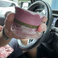 Purple gelato  at Coconut Caboose in Paia