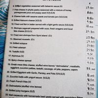  at Caldera Taverna Bar in Rhodes