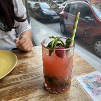 Las bebidas son deliciosas at Superchulo in Madrid