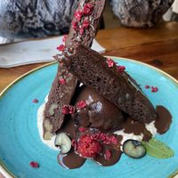 Vegan Brownie *so gooooooddd   at Superchulo in Madrid