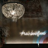 Interior detail at Superchulo in Madrid