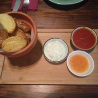 patatas bravas at Superchulo in Madrid