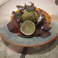 Nachos for sharing at Superchulo in Madrid