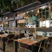 View of the restaurant at Superchulo in Madrid