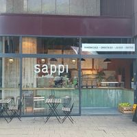 Outdoor seating  at Sappi in Rotterdam