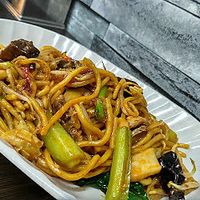 Mee Goreng (S$4) at Dragon Gate Vegetarian in Central Singapore