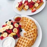 Vegan Fruit Salad Yummy Yummy and vegan The Classic. at Waffle on Cairns in Cairns