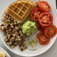 Vegan savoury at Waffle on Cairns in Cairns