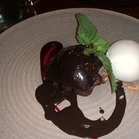 Chocolate brownie  at Freddy's Restaurant in Limerick