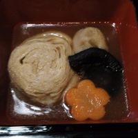 Stew yuba (soy sheets). Yuba is a Nikko specialty at Bell Cafe in Nikko