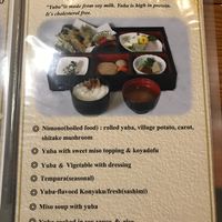 Yuba 'Monks diet' at Bell Cafe in Nikko