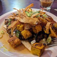 Vegan huevos rancheros at The Nova Cafe in Bozeman