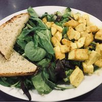 Vegan breakfast scramble at The Nova Cafe in Bozeman