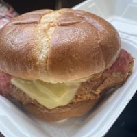 Chick’n Parmesan  at E Burger in Columbus