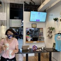 Head out with free water  at E Burger in Columbus