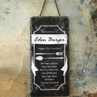 sign at E Burger in Columbus