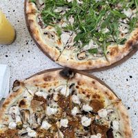 truffled shrooms (top) and mama’s carbonara (bottom) at Kynd Community - Seminyak in Seminyak