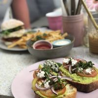 Avocado with fake feta   at Kynd Community - Seminyak in Seminyak