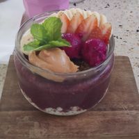 Vanilla berry bircher jar at Kynd Community - Seminyak in Seminyak