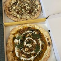 tandoori chicken and carbonara pizza 😋 #Veganuary at Kynd Community - Seminyak in Seminyak