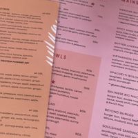 Menu (sorry for bad photo)  at Kynd Community - Seminyak in Seminyak