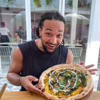 Big pizza!  at Kynd Community - Seminyak in Seminyak