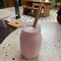 Strawberry Mylkshake  at Kynd Community - Seminyak in Seminyak