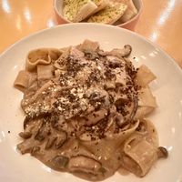 Truffle Mushroom Ragu and Garlic Breadd  at Kynd Community - Seminyak in Seminyak