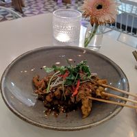 Thai "chicken" skewers - Dinner menu at Kynd Community - Seminyak in Seminyak