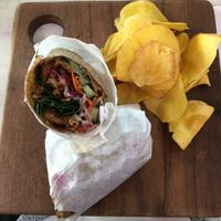 Wraps with the delicious "Cheeken" at Kynd Community - Seminyak in Seminyak