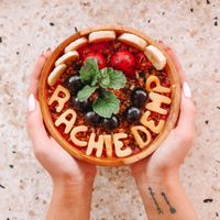 Açaí bowl with anything you want written in it - my ig name  at Kynd Community - Seminyak in Seminyak