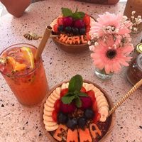 Tasty fruit bowls and passion fruit juice at Kynd Community - Seminyak in Seminyak