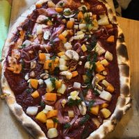 Tartar flambee  at La Cour des Anges in Colmar