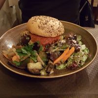 Burger vege at La Cour des Anges in Colmar