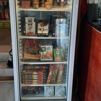 Vegan goods at Curious Cat Coffee Shop in New Pitsligo