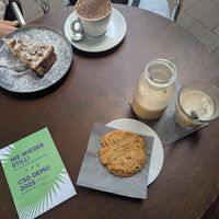 Vegan peanut butter cookie at Happy Monkey in Muenster