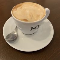 Cappuccino with soy milk at Happy Monkey in Muenster