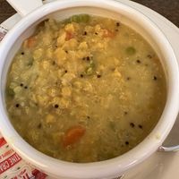Lentil quinoa soup   at Obsidian Dining Room @ Old Faithful Snow Lodge in Yellowstone National Park