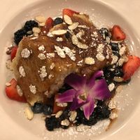Pan fried oatmeal  at The Ranch House at Colter Bay in Moran