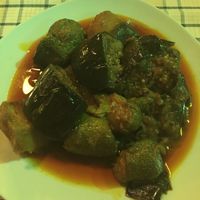 Tasty and healthy courgette & aubergine briam at Sagittarius Restaurant in Kos