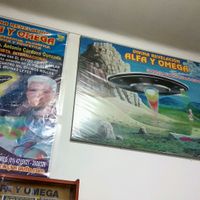 Weird owner :)) at Comedor Vegetariano in Cusco