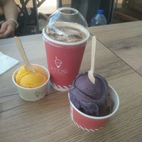 Nom nom nom at E Cosi Gelateria in Paphos