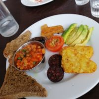 vegan breakfast at Naked Lunch in Liverpool