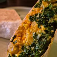 Breakfast burrito at Buddha Bowl Cafe in Newtown