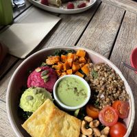   at Buddha Bowl Cafe in Newtown